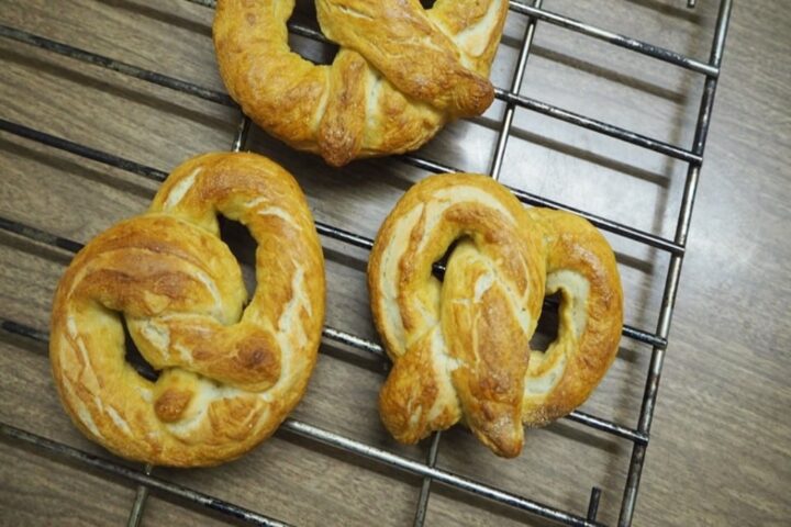 Hjemmelavet pretzel