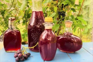 Hjemmelavet vindruesaft