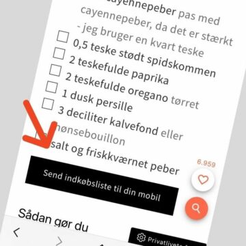 Indkøbsliste