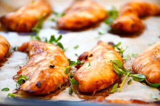 kyllingeinderfilet i ovn med hoisinsauce og soja