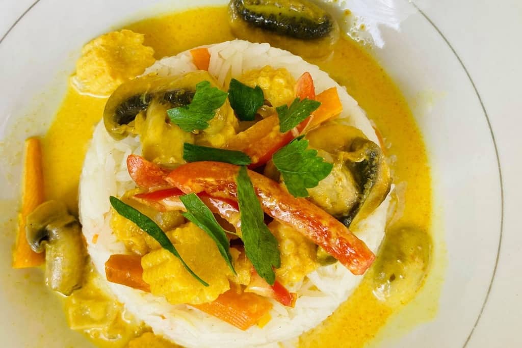 Vegansk karryret