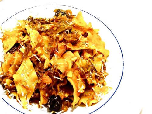 Anderagout med pasta