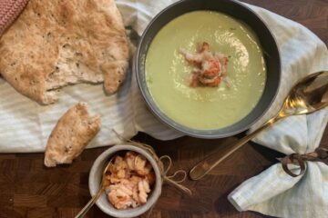 Avocadosuppe med rejer