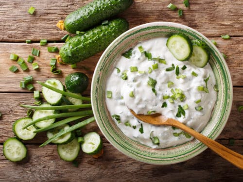 raita indisk dressing