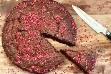 rødbedekage med chokolade
