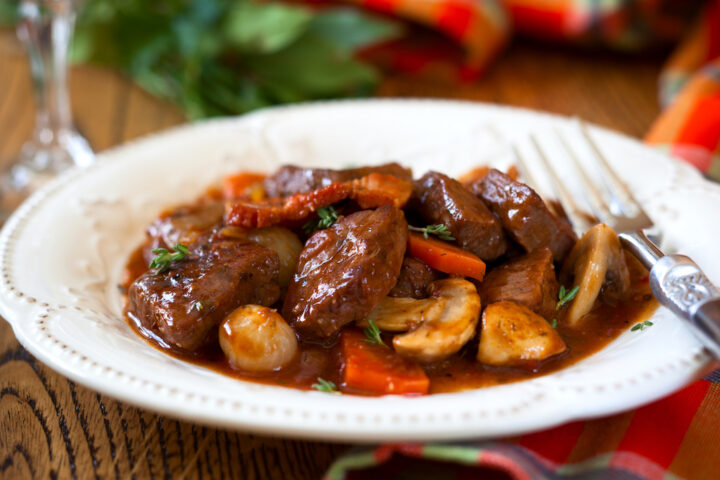 billede med boeuf bourguignon