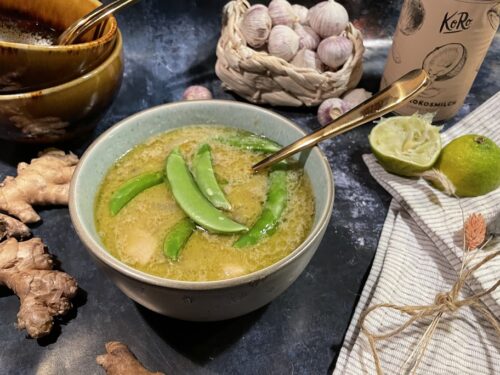 Kokossuppe med kylling