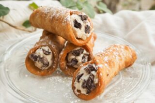 Cannoli med fyld
