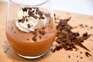 Billede af chokolademousse.