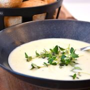 billede med hjemmelavet jordskokkesuppe