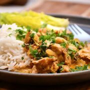 kylling stroganoff