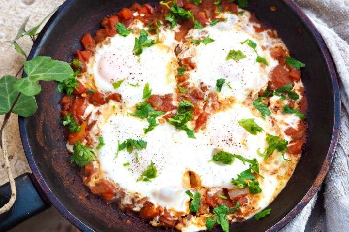 Shakshuka israelsk morgenmad
