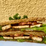 Vegetar BLT sandwich