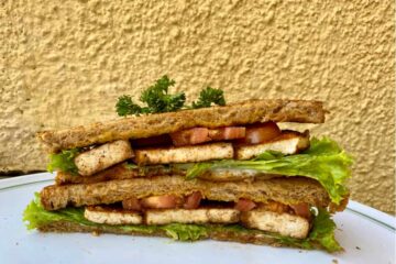 Vegetar BLT sandwich