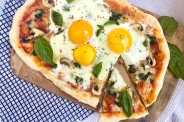 Morgenmadspizza med æg