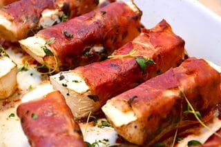 selleri med parmaskinke