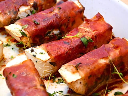 selleri med parmaskinke