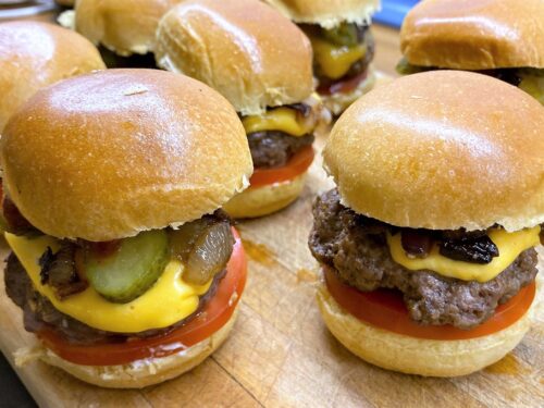 Sliders med oksekød