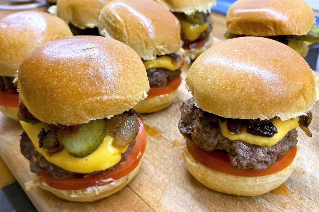 Sliders med oksekød