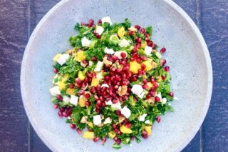 Grønkålssalat med feta