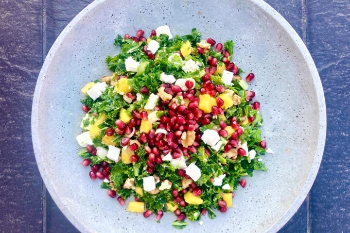 Grønkålssalat med feta