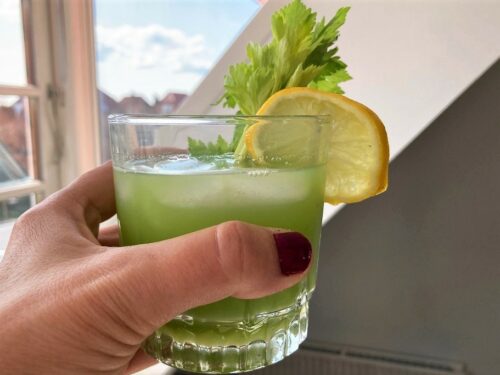 Sellerijuice med citron
