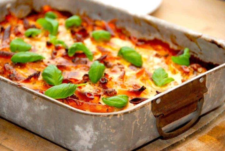 billede med lasagnette