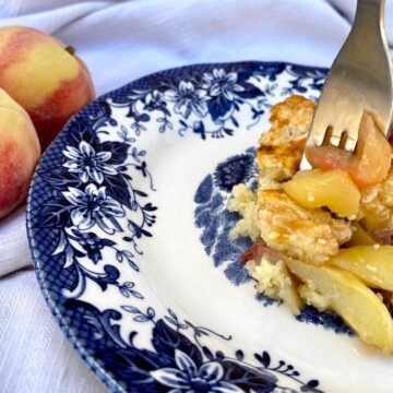 Peach cobbler