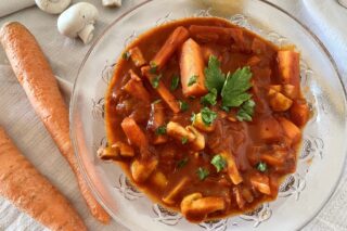 Vegetar bourguignon