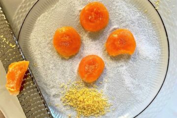 billede med salttørrede æggeblommer