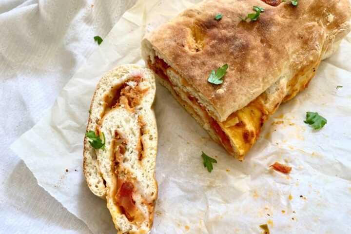 billede med Stromboli - rullepizza