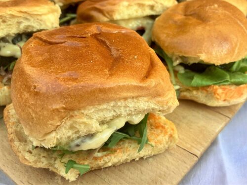 Vegetar sliders med squash