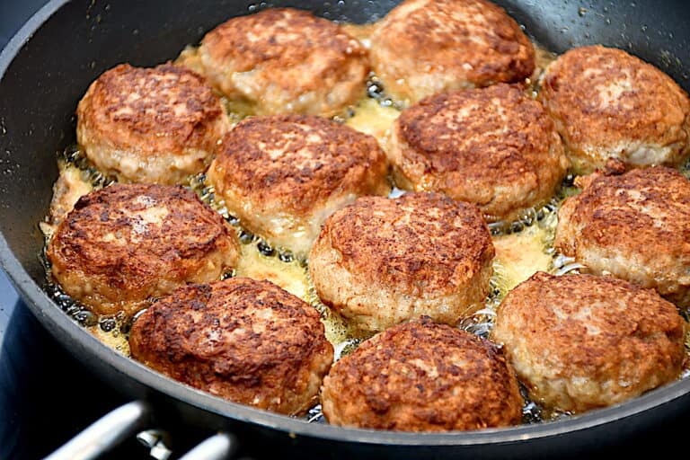 Billede af frikadeller.
