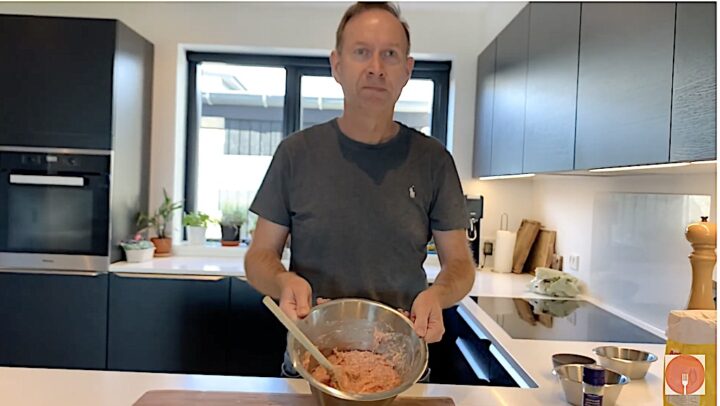 den færdige frikadellefars