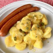 Gammeldags varm kartoffelsalat