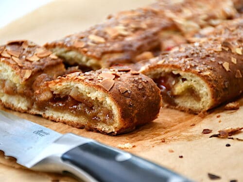 billede til kringle med æble og kanel