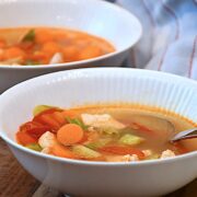 billede med Tom Yam suppe