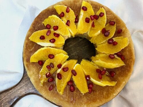 Savarinkage med appelsiner