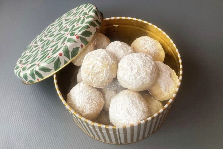 Italienske julekager snebolde