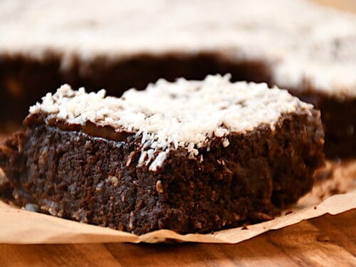 billede med banan brownie