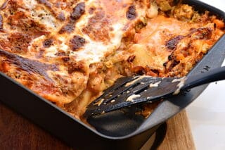 billede med broccolilasagne