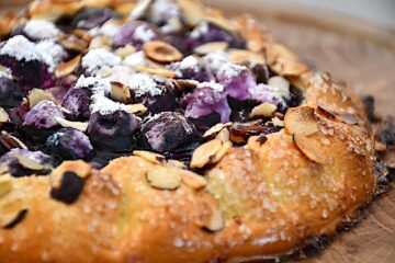 billede med blåbær galette
