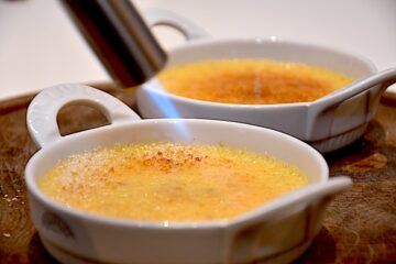 billede med creme brulee