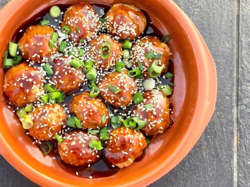 Teriyaki-kødboller
