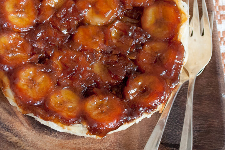 banantærte a la tarte tatin