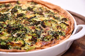 billede med broccolitærte