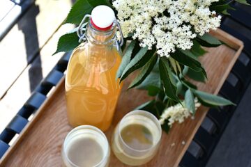 Billede af hyldeblomstsaft.