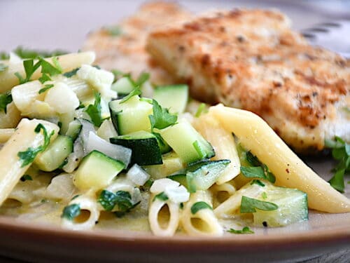 pasta med squash