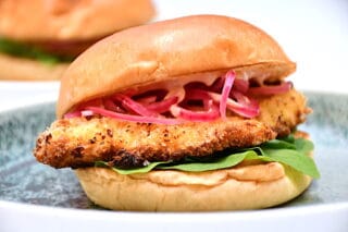 crispy chicken burger