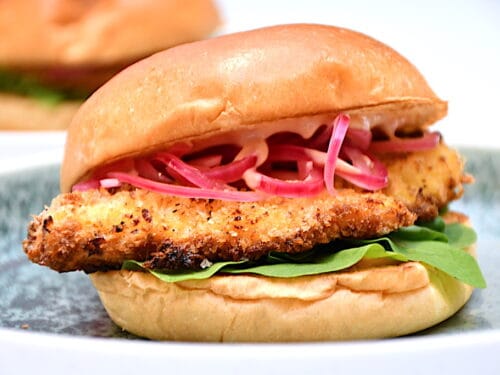 crispy chicken burger